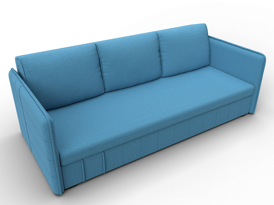 Диван прямой Слим (амур 10 голубой)