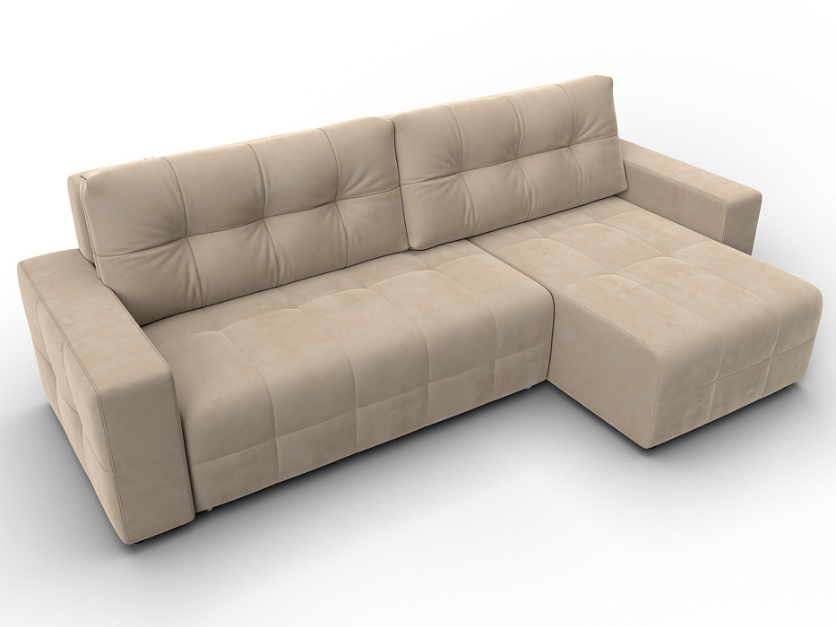 Диван угловой Лига-122 угол универсальный (seven 729 бежевый)