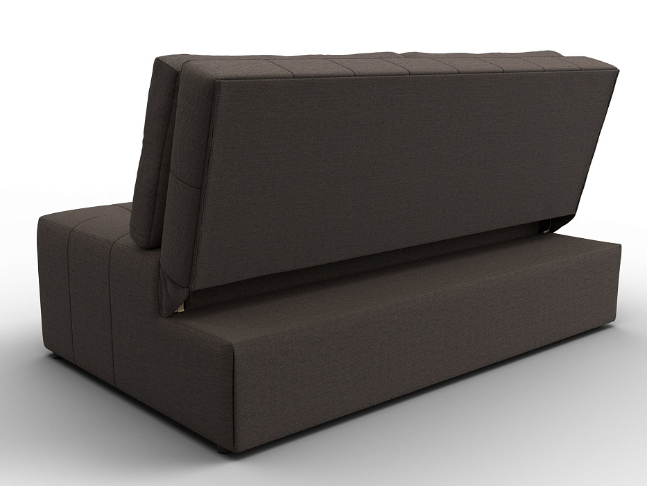 Диван прямой Лига-107 (140) (амур 05 коричневый)