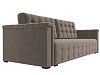 Прямой диван Лига-002 (коричневый цвет)