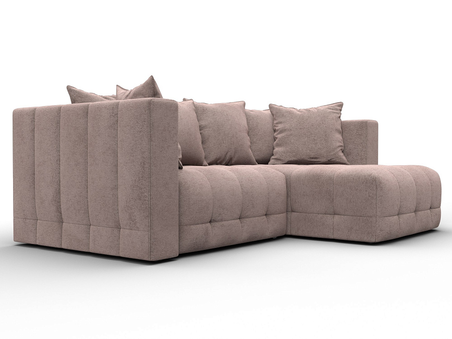 Диван угловой Лига-052 НПБ угол универсальный (tower 05 бежевый)