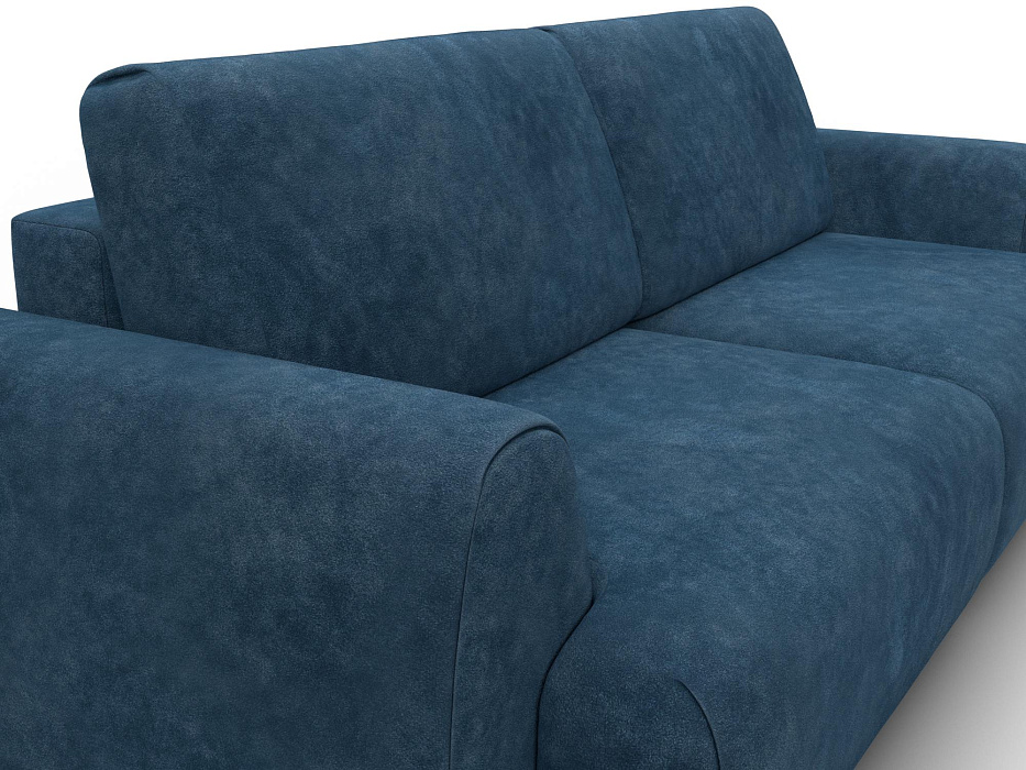 Диван прямой Лига-115 НПБ (brut 11 синий)