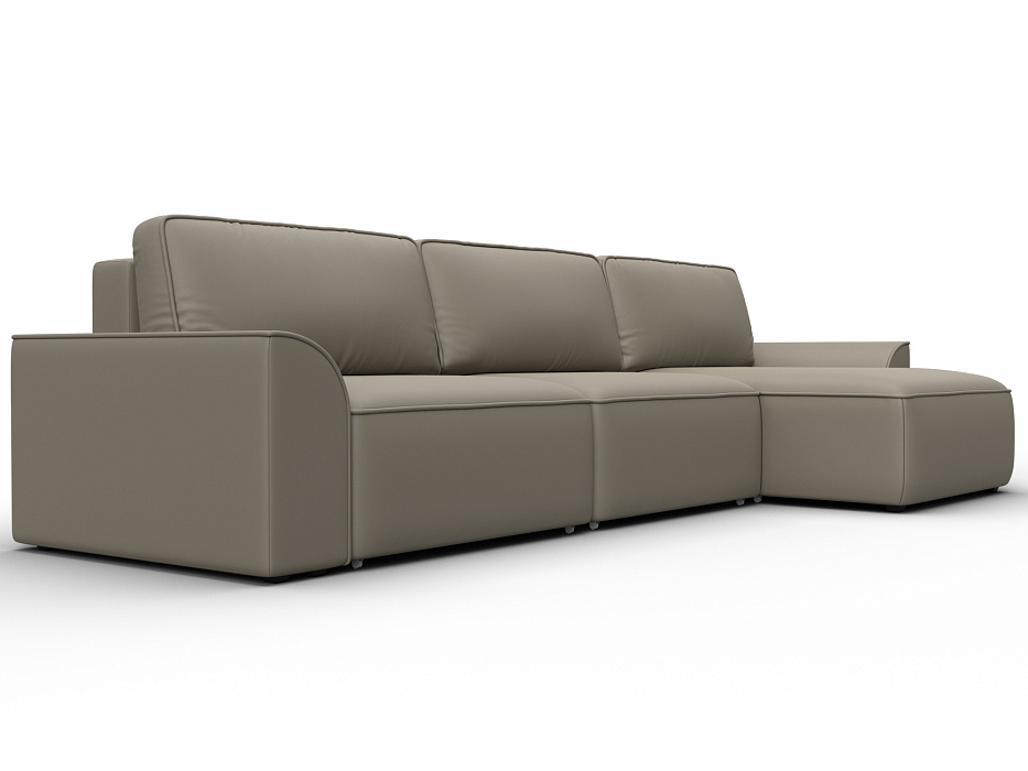 Диван угловой Лига-048 НПБ лонг (grifon 04 бежевый)