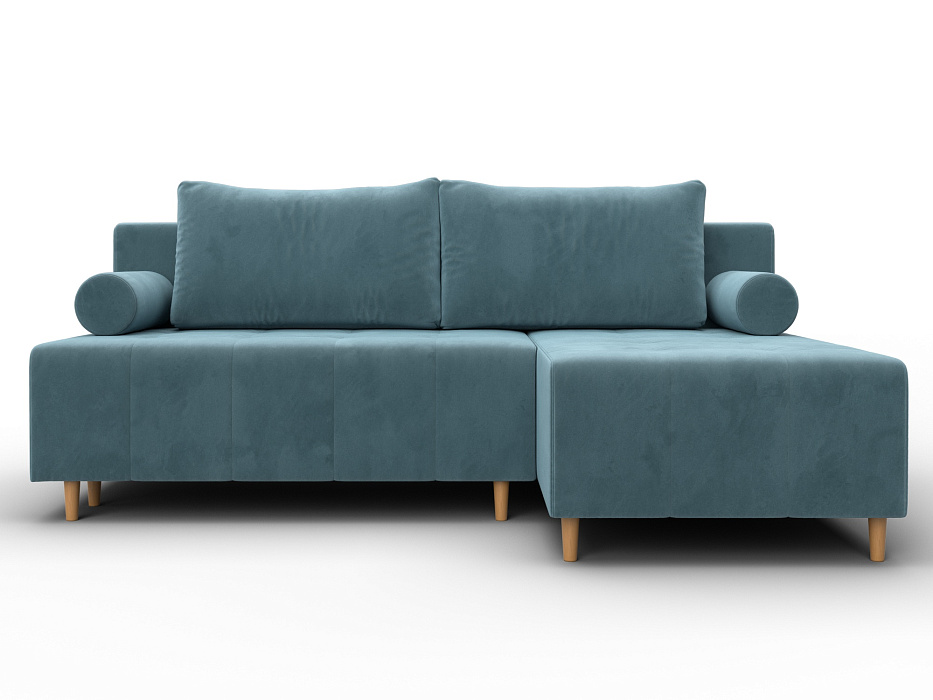 Диван угловой Лига-102 угол универсальный (seven 113 бирюзовый)