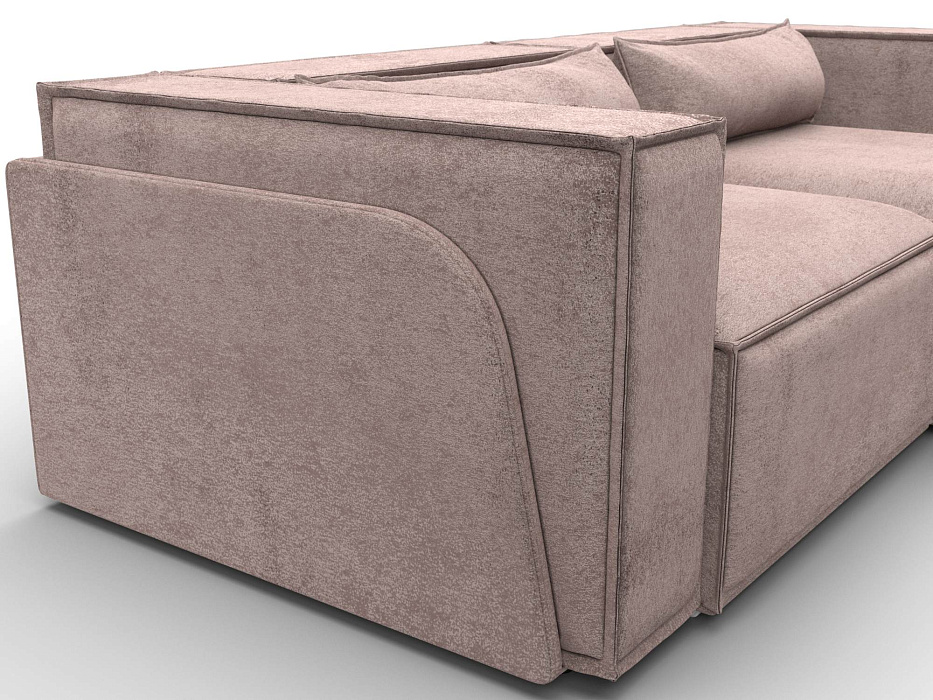 Диван угловой Лига-061 угол правый (tower 05 бежевый)