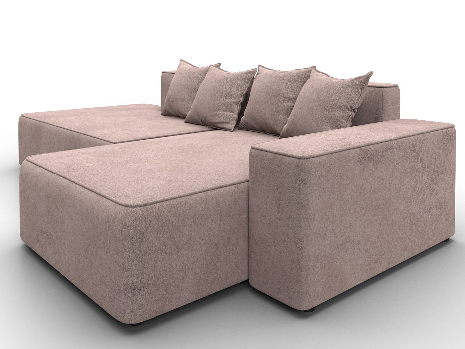 Диван угловой Лига-079 угол правый (tower 05 бежевый)