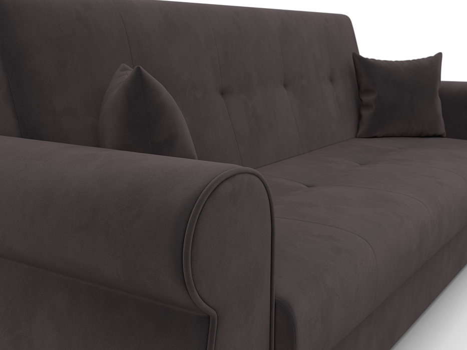 Диван-книжка Лига-019 (коричневый)