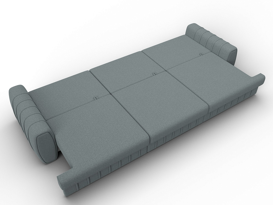 Диван прямой Лига-057 НПБ Лонг (амур 07 серый)