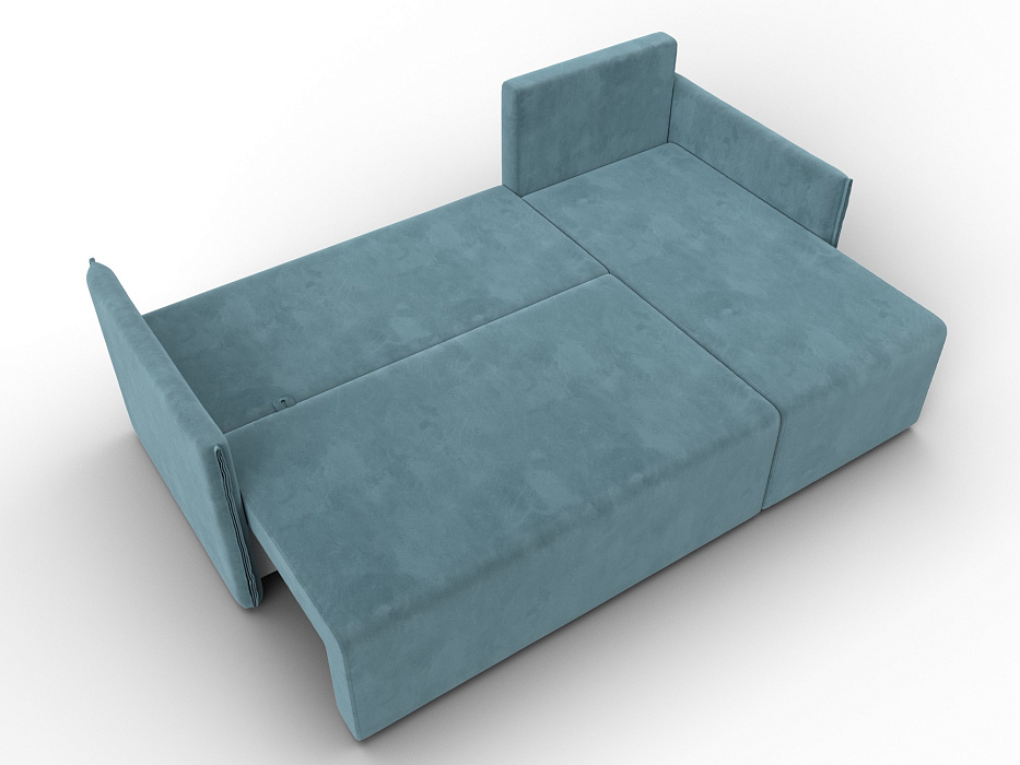Диван угловой Лига-124 угол универсальный (seven 113 бирюзовый)