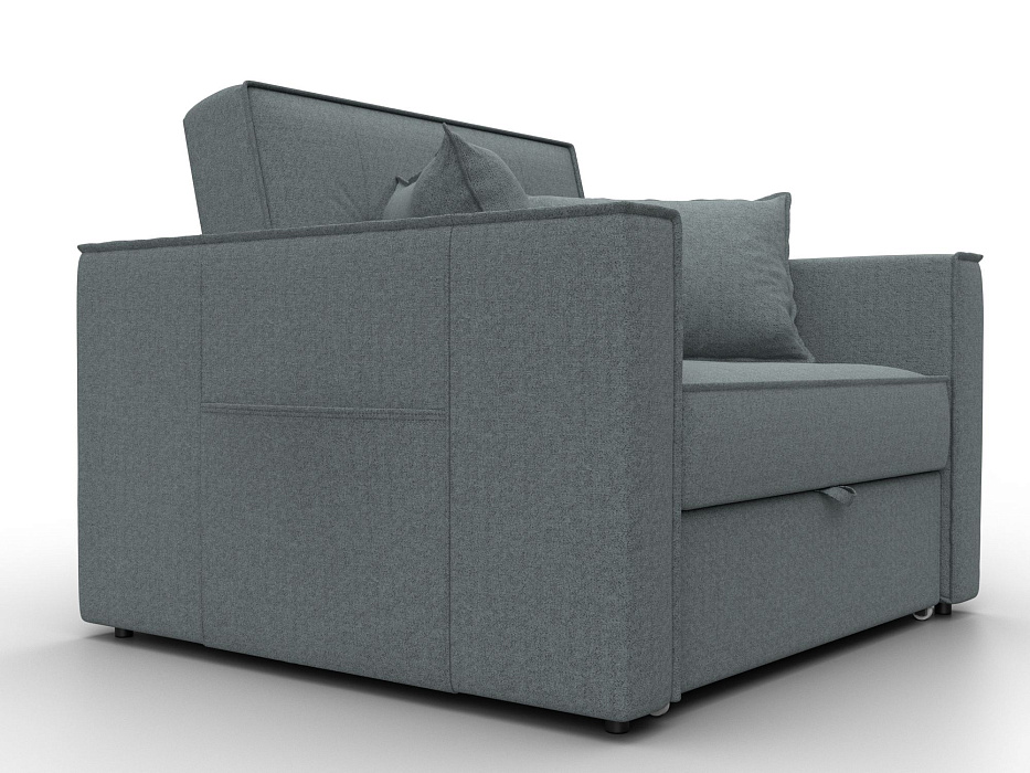 Кресло-кровать Лига-104 (80) (амур 07 серый)