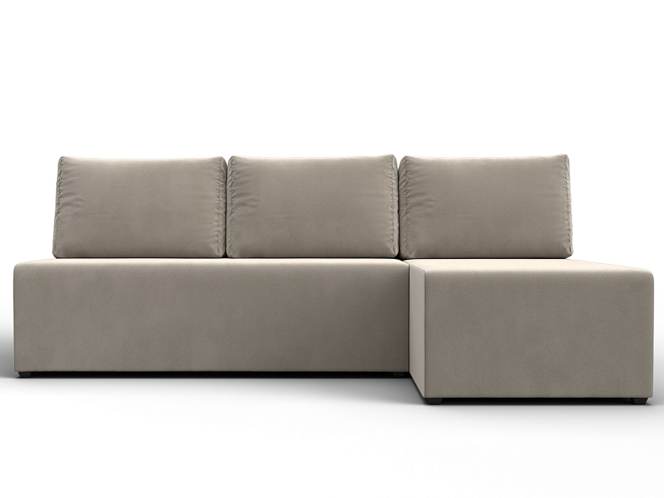 Диван угловой Поло правый угол (бежевый)