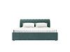 Интерьерная кровать Сицилия 160 (бирюзовый цвет)