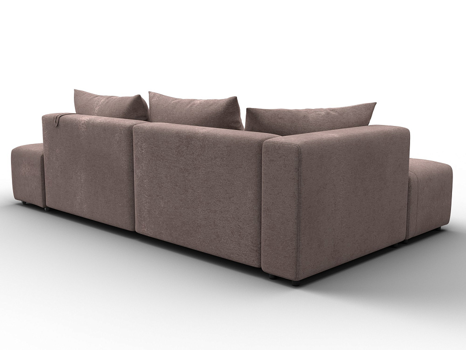 Диван угловой Лига-103 НПБ угол левый (tower 05 бежевый)