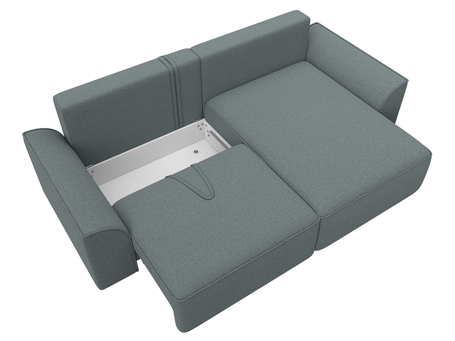 Диван угловой Лига-048 НПБ (амур 07 серый) Диван угловой Лига-048 НПБ (амур 07 серый)