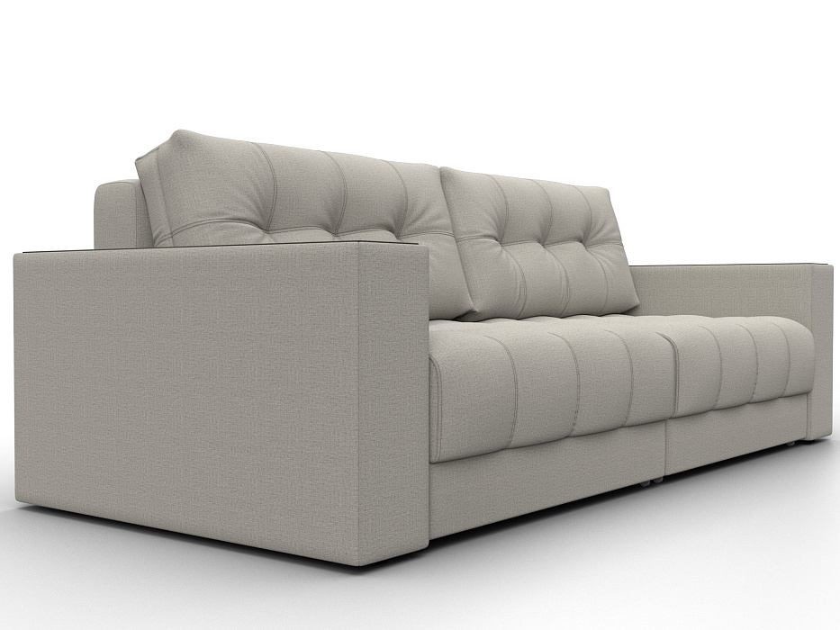 Диван прямой с декором Лига-049 НПБ (амур 02 бежевый)