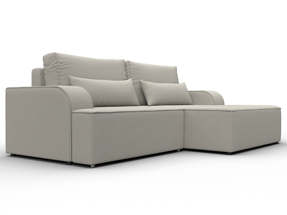 Диван угловой Лига-120 угол правый (амур 02 бежевый)