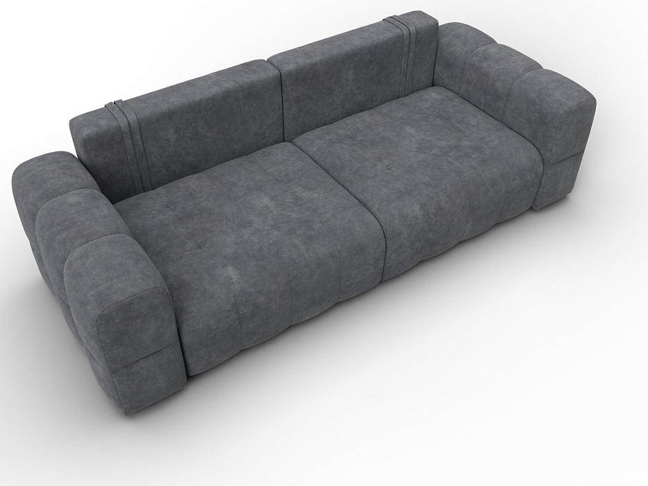 Диван прямой Лига-110 НПБ (brut 16 темно-серый)