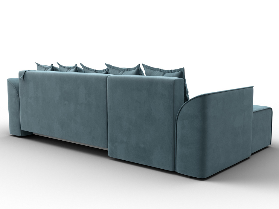 Диван угловой Лига-113 угол левый (seven 113 бирюзовый)