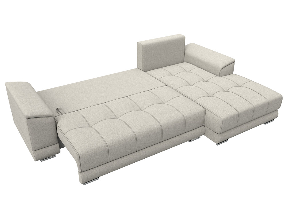 Диван угловой НордСтар правый угол (амур 02 бежевый)