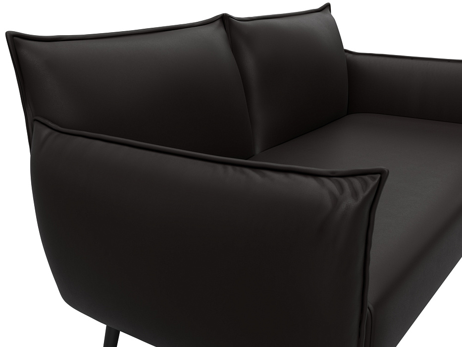 Диван прямой Лига-083 (экокожа grifon 12 коричневый)