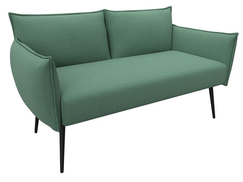 Диван прямой Лига-083 (рогожка амур 11 зеленый)