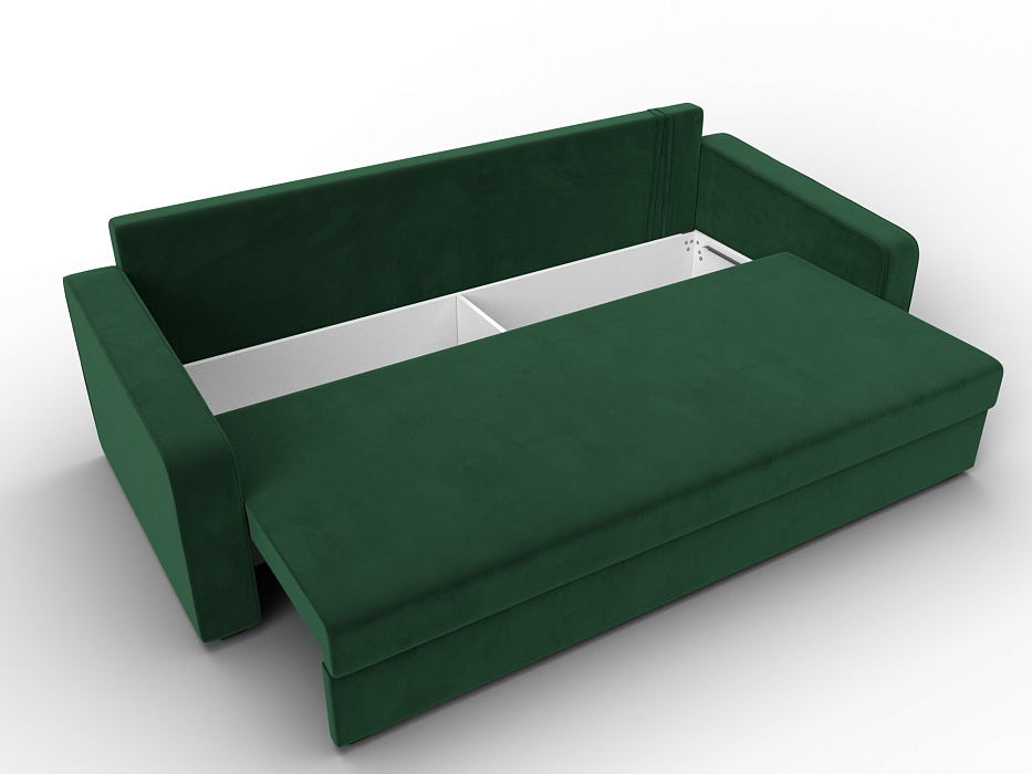 Диван прямой Лига-009 (зеленый)