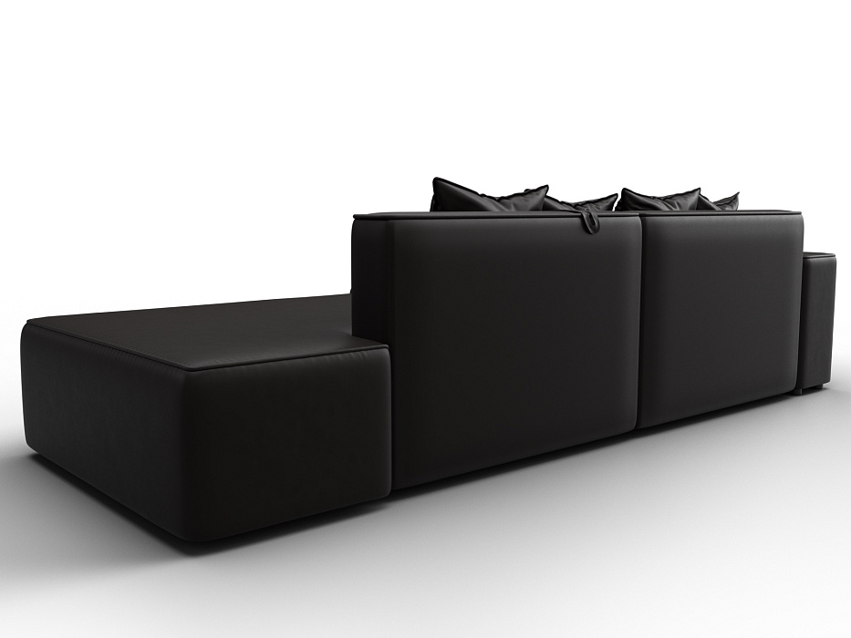 Диван угловой Лига-079 угол левый (grifon 12 коричневый)