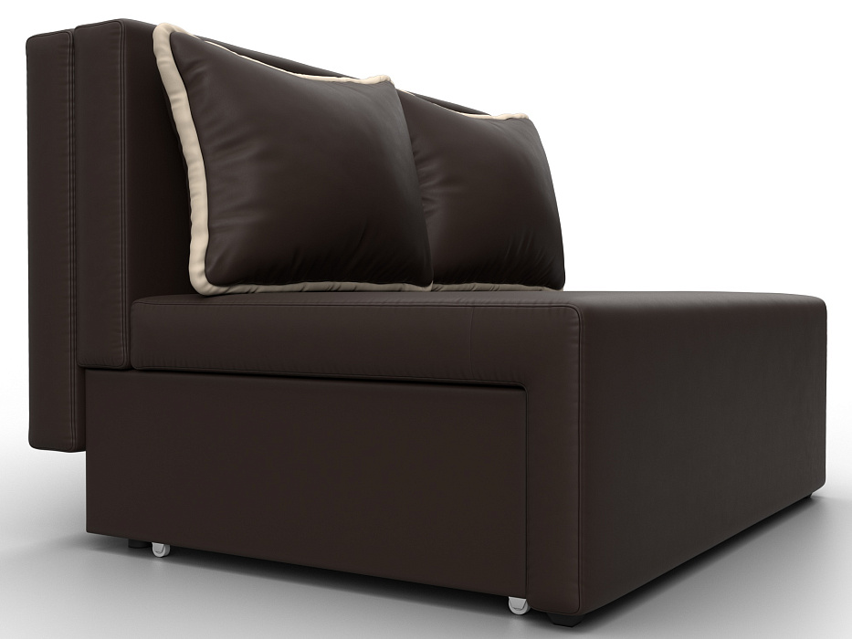 Диван прямой Лагуна (коричневый;бежевый)