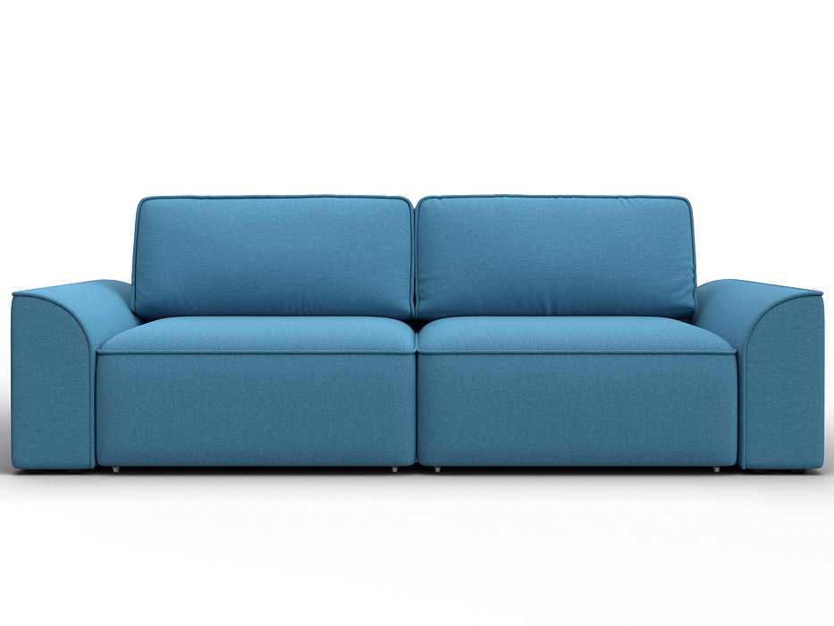 Диван прямой Лига-048 НПБ (амур 10 голубой)