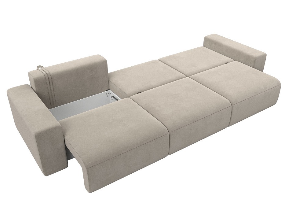 Диван прямой Лига-036 НПБ Классик Лонг (бежевый)