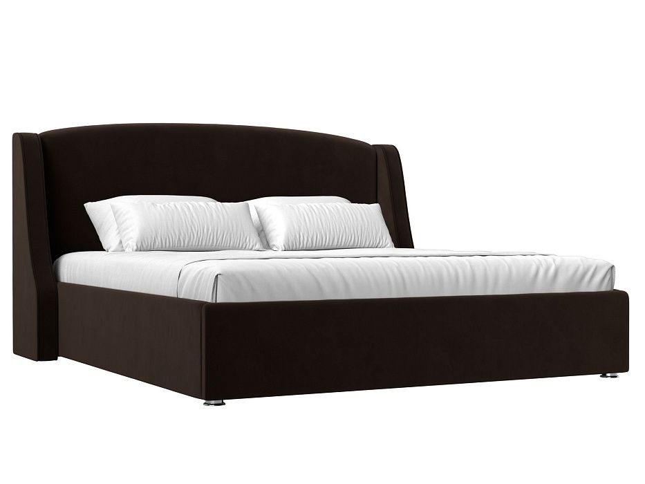 Кровать интерьерная Лотос 200 (коричневый)