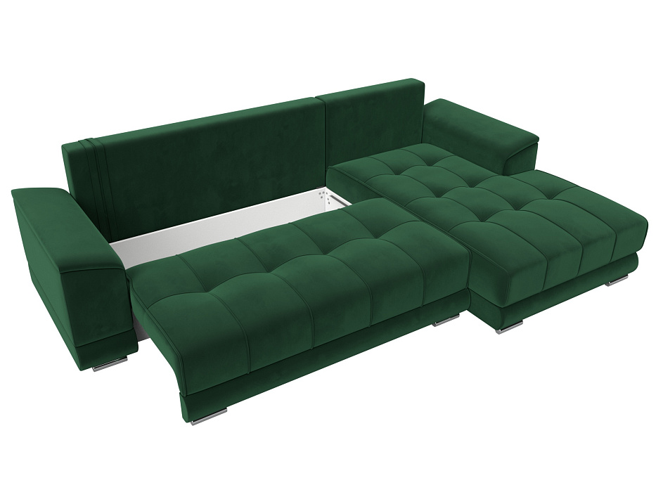 Диван угловой НордСтар правый угол (зеленый)