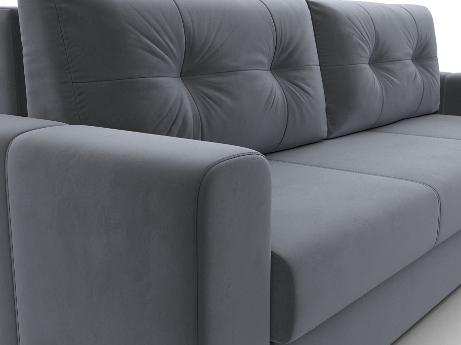 Диван прямой Лига-031 (серый)