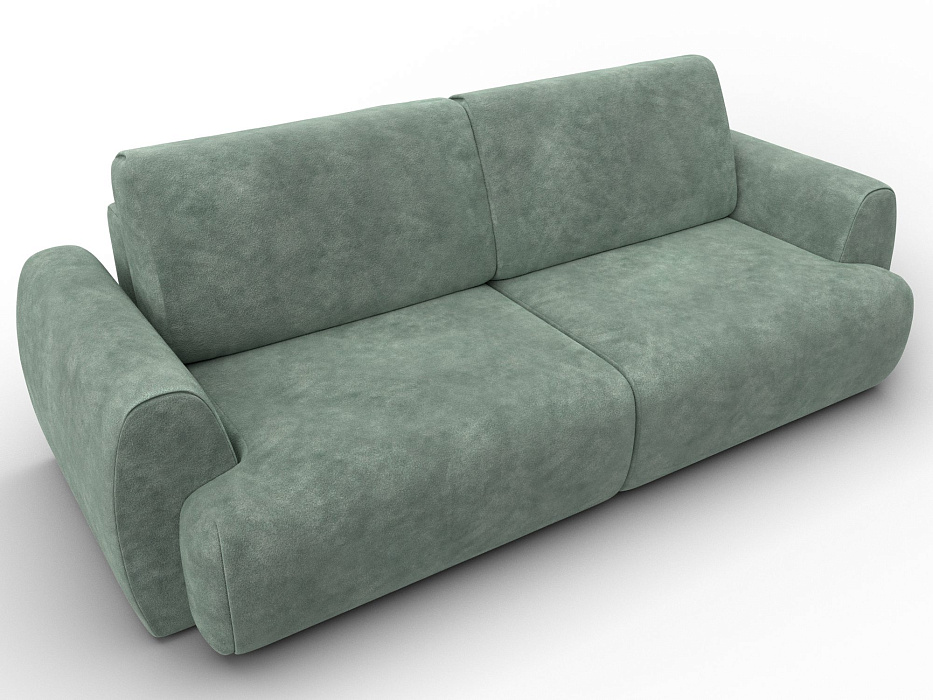 Диван прямой Лига-115 НПБ (brut 08 зеленый)