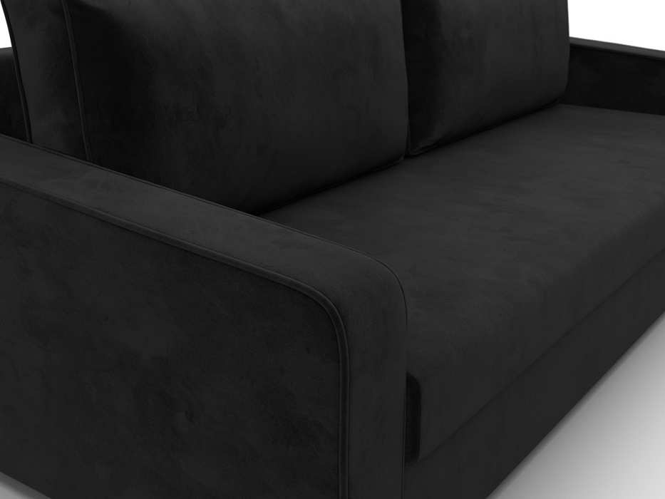Диван прямой Лига-009 (черный)