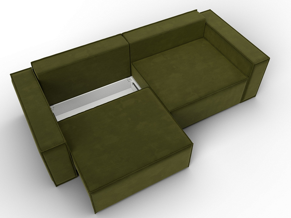Диван прямой Куба (зеленый)