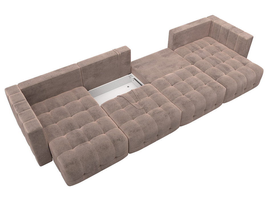 Диван П-образный Лига-052 НПБ Лонг (tower 05 бежевый)