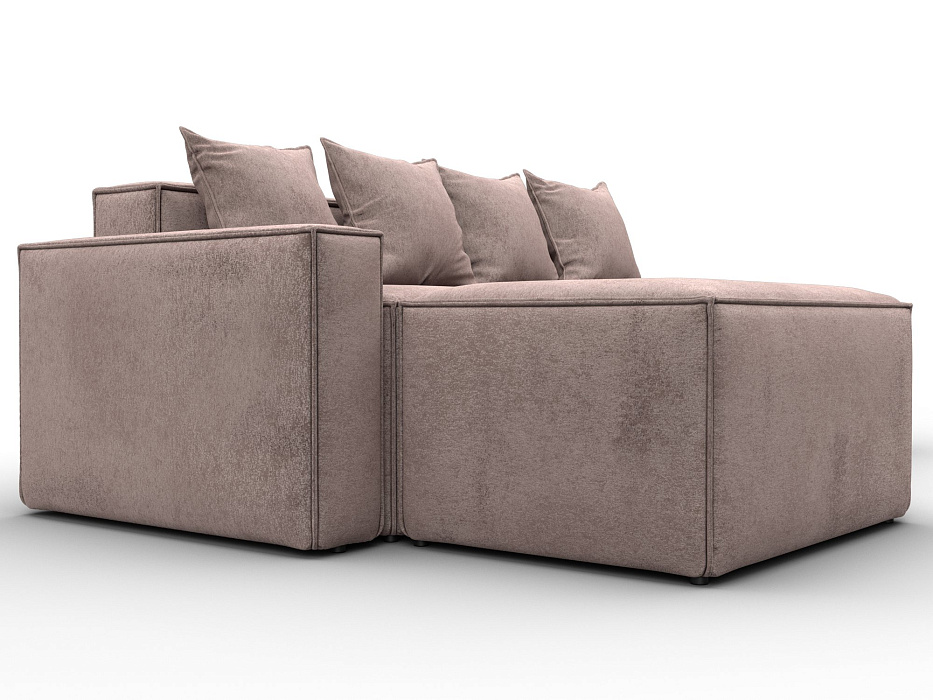 Диван угловой модульный Лига-063 угол левый (tower 05 бежевый)