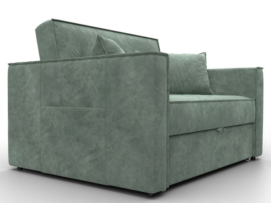 Диван прямой Лига-104 (140) (brut 08 зеленый)