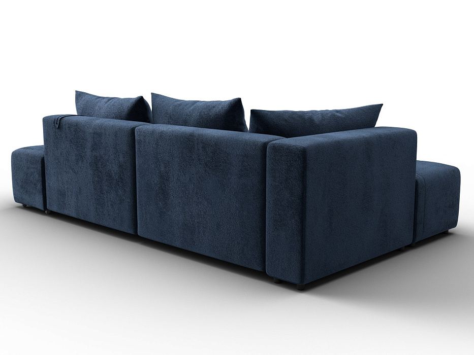 Диван угловой Лига-103 НПБ угол левый (tower 13 синий)