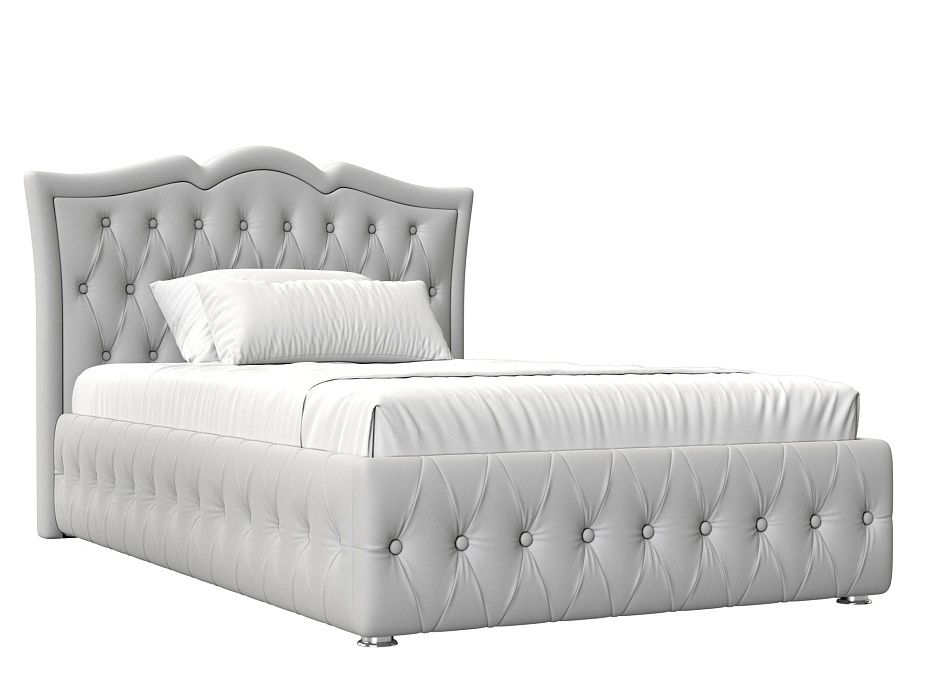 Интерьерная кровать Герда 140 (белый цвет)