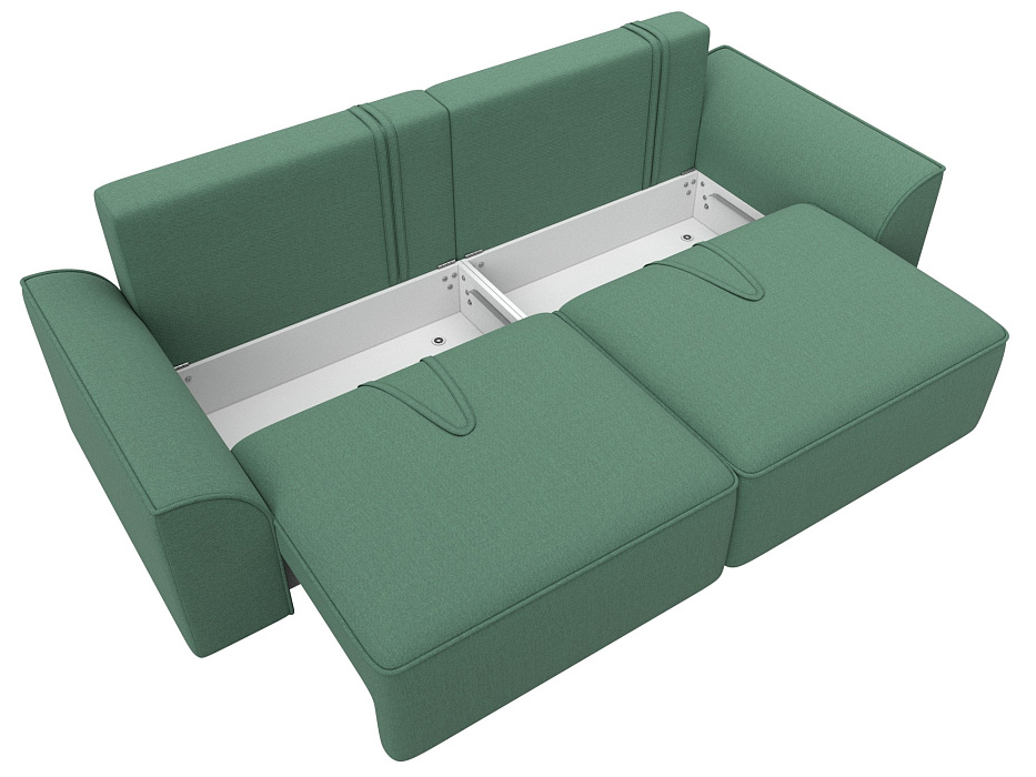 Диван прямой Лига-048 НПБ (амур 11 зеленый) Диван прямой Лига-048 НПБ (амур 11 зеленый)