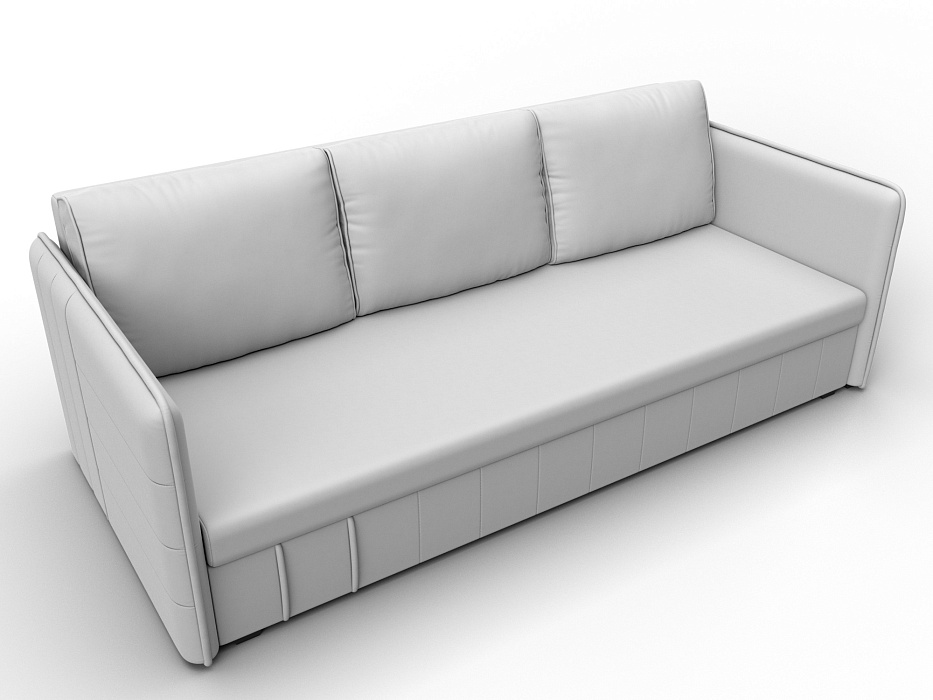 Диван прямой Слим (белый)