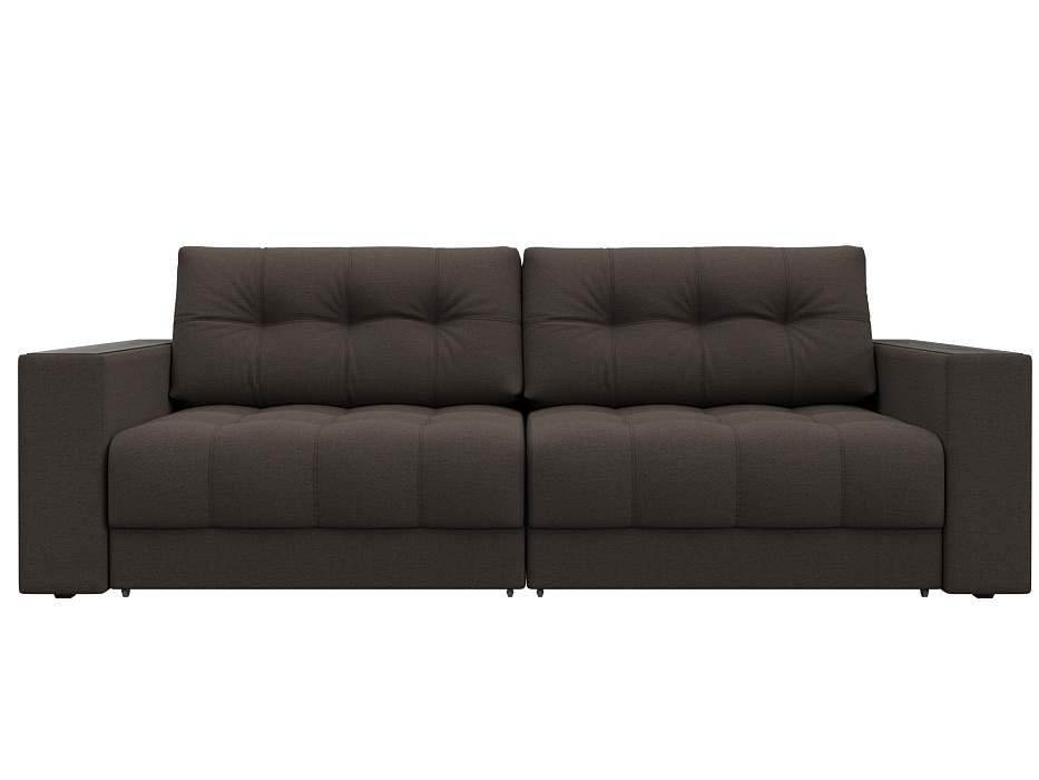 Диван прямой с декором Лига-049 НПБ (амур 05 коричневый) Диван прямой с декором Лига-049 НПБ (амур 05 коричневый)