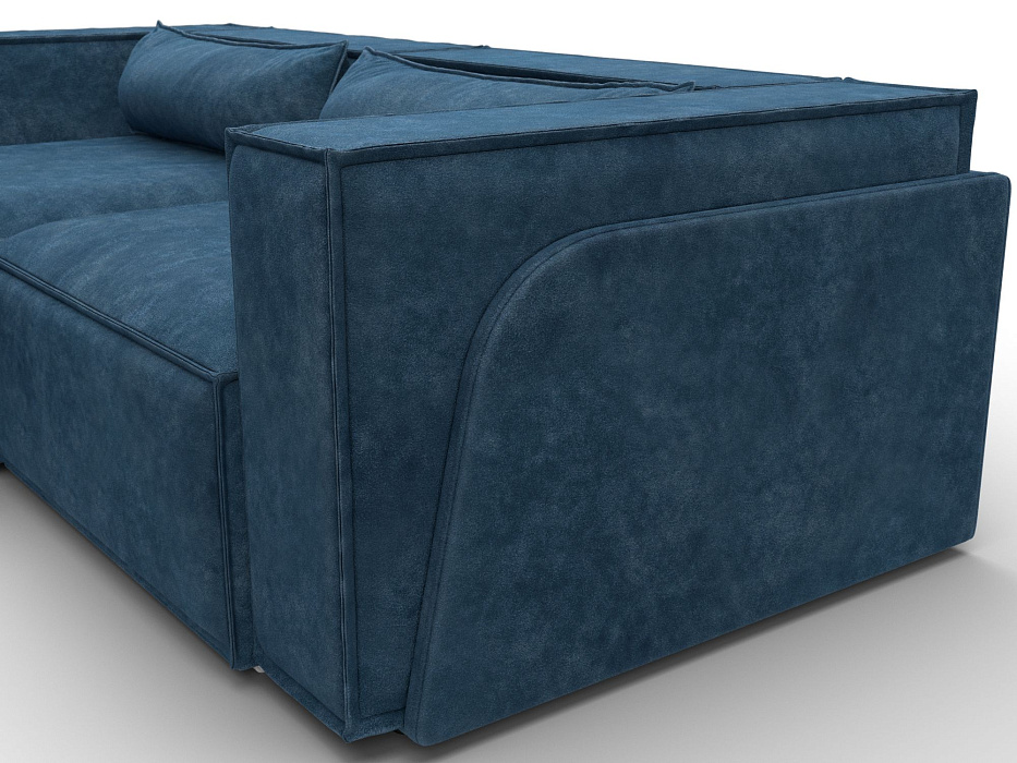 Диван угловой Лига-061 угол левый (tower 13 синий)