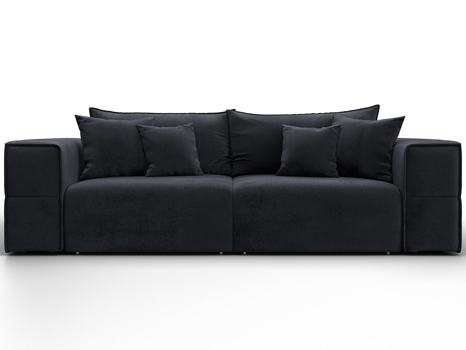 Диван прямой Лига-058 НПБ (tower 11 темно-серый)