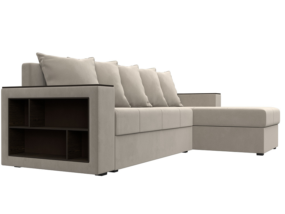 Диван угловой Дубай Лайт угол универсальный (бежевый)