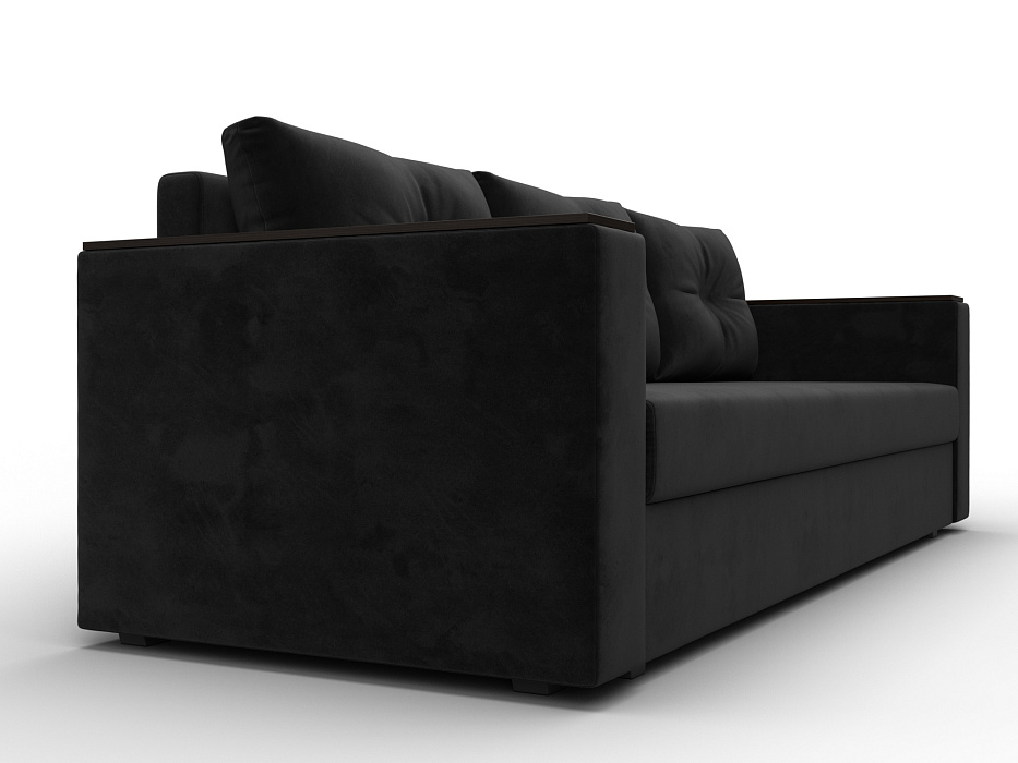Диван прямой Атланта без стола (seven 35 черный)