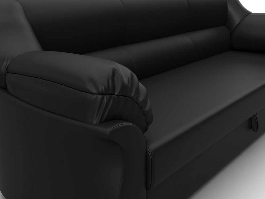 Диван прямой Карнелла (черный)