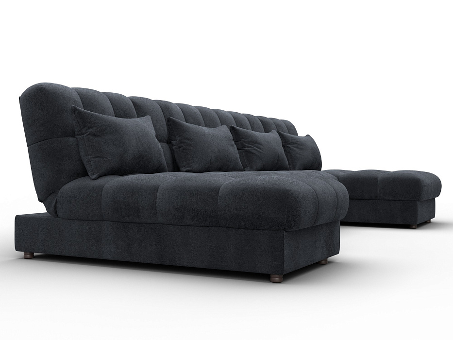 Диван П-образный Лига-116 НПБ (tower 11 темно-серый)